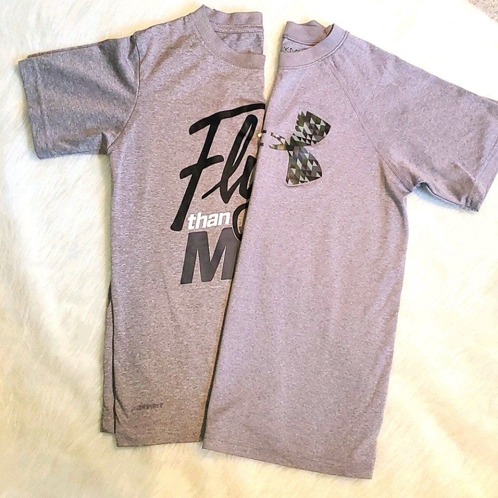 2 Boys 1 NikeJordan and 1 UNDER ARMOUR Size 8 - 10